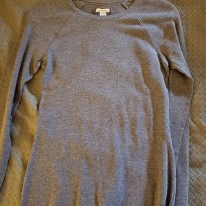 Long sleeve waffle shirt